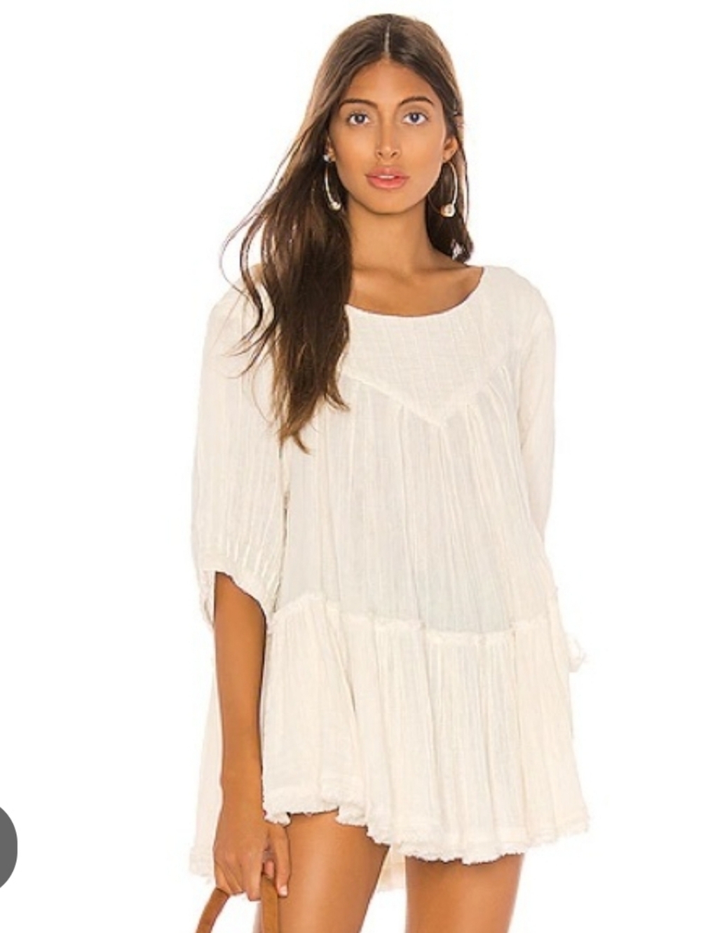 Free People Mystery Land Tunic Mini Dress Size S - Picture 2 of 8